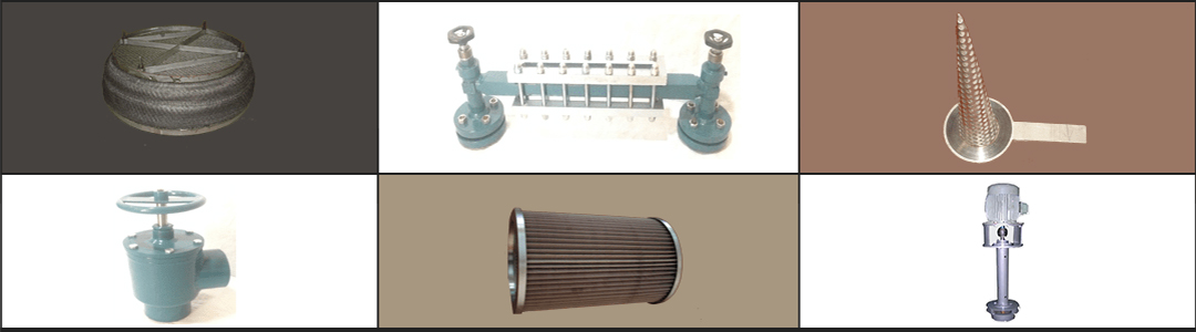Manufacturing and Exporting of Demister Pads, Strainers, Filters, Valves, Separators, Level Gauges, Agitators, etc,